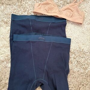 NWOT Skims undies and bra bundle lot of 3